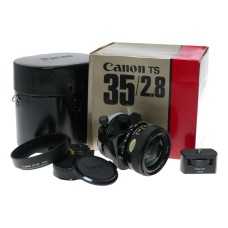 Canon TS 35/2.8 S.S.C Shift lens 35mm f2.8 vintage film set museum condition