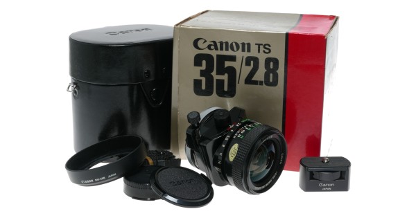 Buy canon ts 35/2.8 s.s.c shift lens 35mm f2.8 vintage film set
