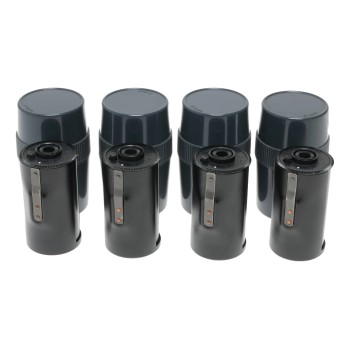 Canon 35mm film canisters in containers original vintage
