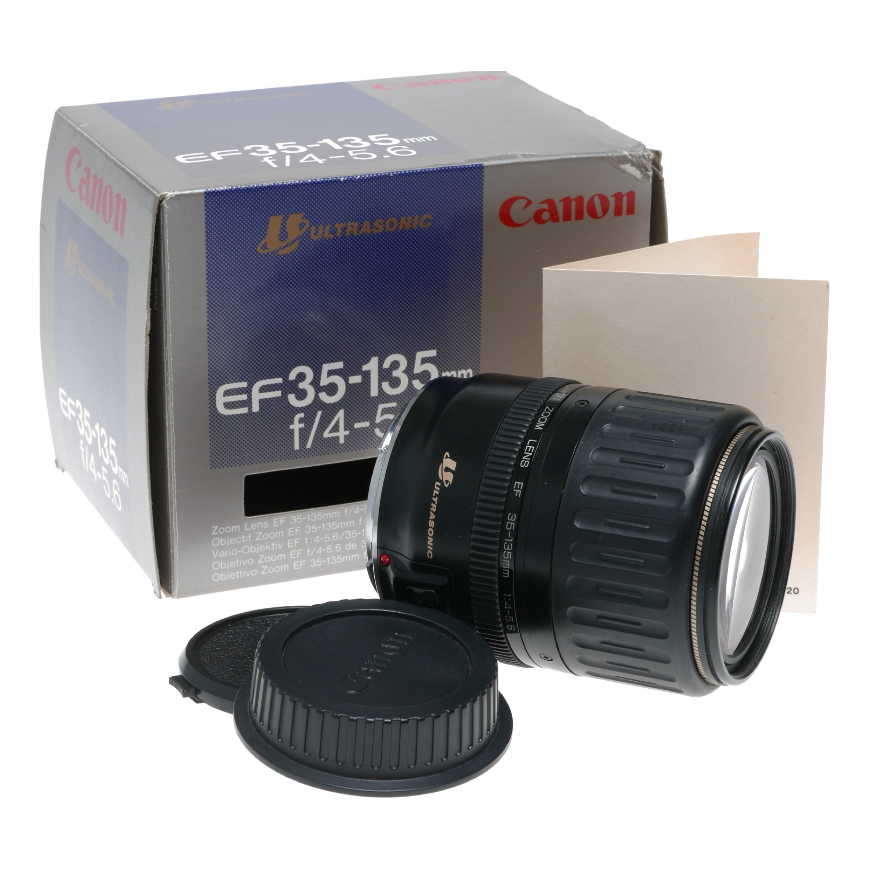 Canon Ultrasonic EF 35-135mm f4-5.6 zoom lens boxed excellent