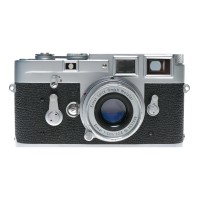 Leica M3 "Just Serviced" 35mm rangefinder film camera Elmar 2.8/50 cased set