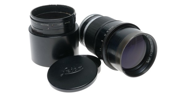 Telyt f=20cm 1:4.5 Visoflex SLR Leica rangefinder camera lens 4.5 