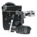 Bolex H16 vintage non reflex film movie camera body with 2 lenses