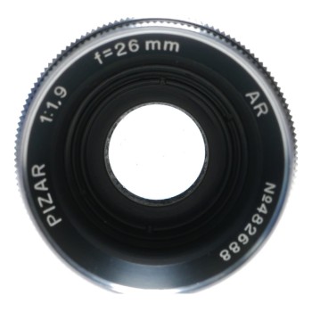 PIZAR 1:1.9 f=26mm AR c mount H16 reflex 16mm movie lens caps 1.9/26