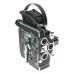 Bolex H16 Rex 5 film 16mm movie camera body 3 lens rotating turret