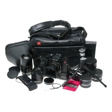 Leica R7 SLR Black Germany 3 lenses Summicron, Elmarit 28 full set  Stunning