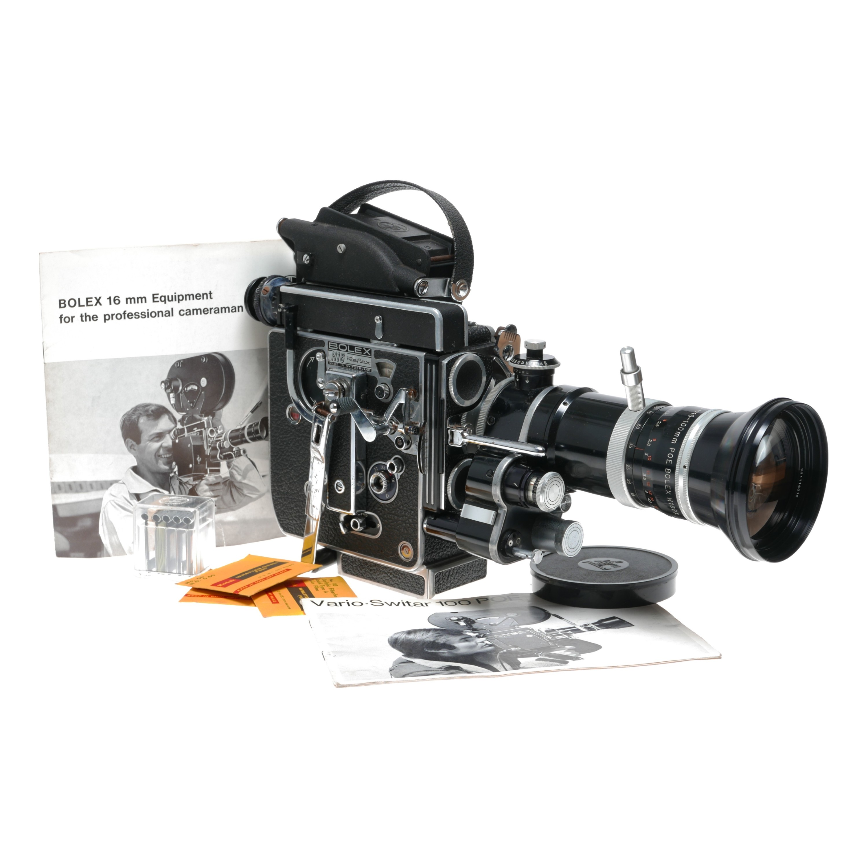 Buy bolex rex 5 h16 reflex camera 16mm film switar 16-100