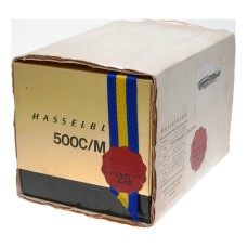 Gold Hasselblad 500CM 25 years Nr 0029 Original vintage manuals Box only