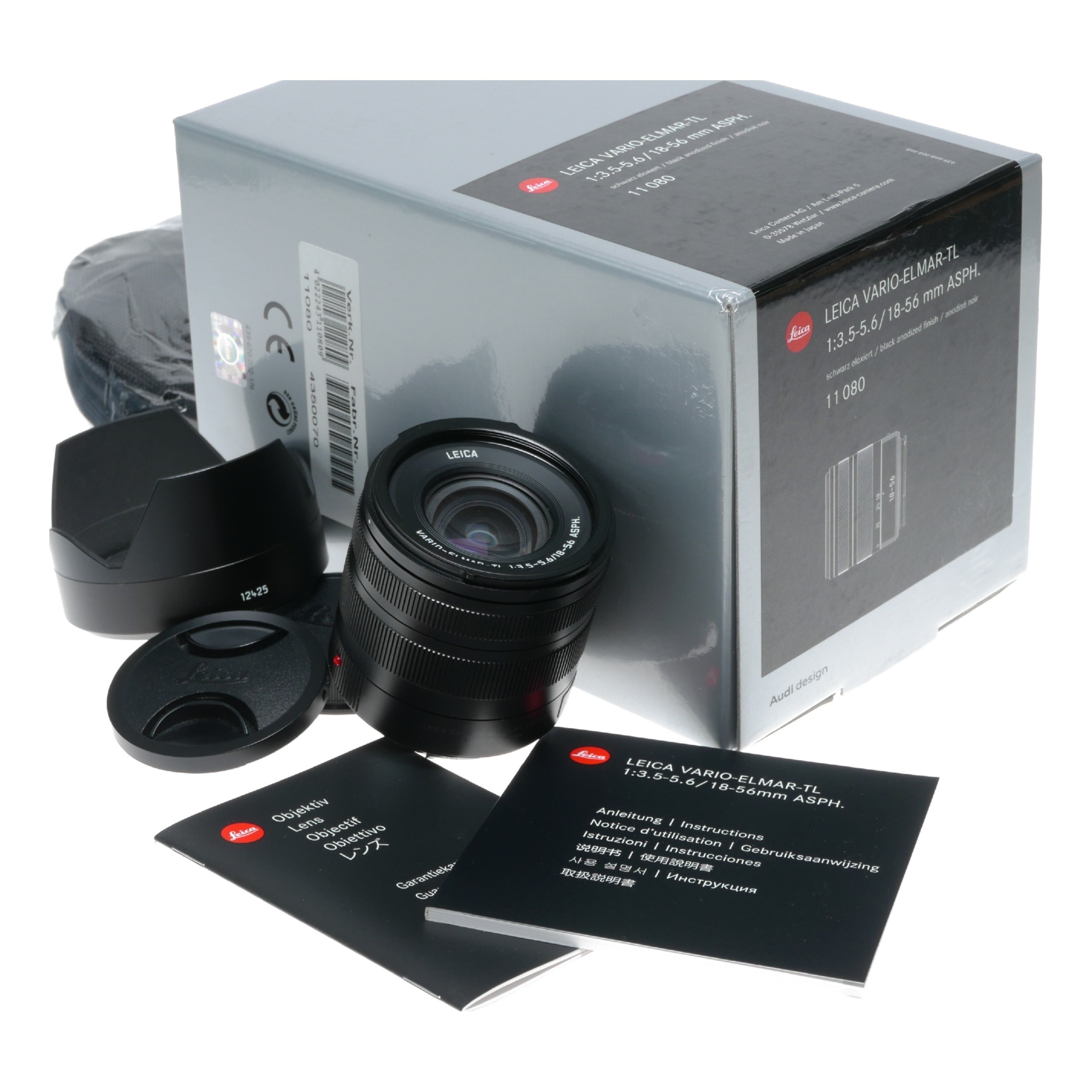 Leica Vario-Elmar-TL 1:3.5-5.6/18-56 mm ASPH. 11080 camera lens boxed