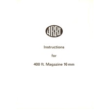 Instructions for 400ft mag 16mm arri user instruction manual
