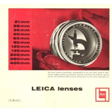 Leica camera lenses technical information data