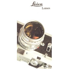 Leica user instruction manual on leica lenses