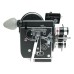 Bolex H8 Reflex film camera 16mm 3 lens rotating turret movie set grip Xtras