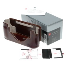 Leica protector-M10 vintage brown 24021 half case with screen cover