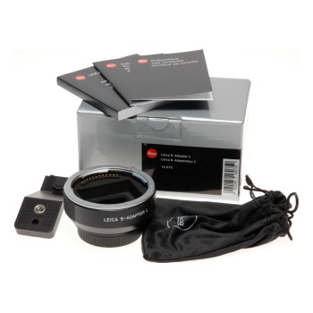 Leica S-Adapter L 16075 fits S Lenses on TL/CL/SL Cameras clean box DSLR set