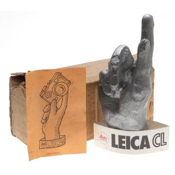 LEICA CL VINTAGE SHOP DISPLAY HAND ERNST LEITZ WETZLAR ORIGINAL RARE BOX PAPERS