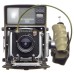 LINHOF Technika 70 Press vintage 6x9 camera 4 schneider lenses 3 roll backs used