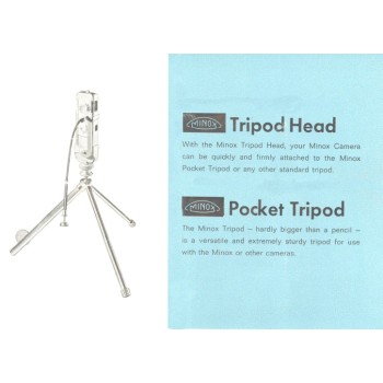 Minox vintage film camera tripod head user instruction manual