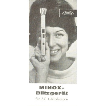 Minox blitzerat vintage film camera flash uswer instruction manual