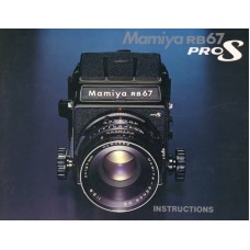 Mamiya 67 pro s vintage film camera user instruction manual