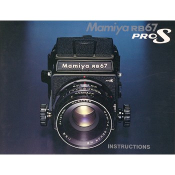 Mamiya 67 pro s vintage film camera user instruction manual