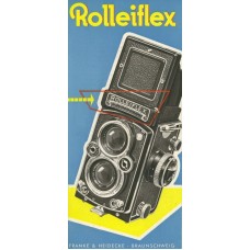 Rolleiflex tlr camera 3.5f information brochure