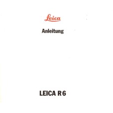 Leica r6 kamera gebrauchsanleitung gratis porto