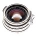 SUMMILUX 1.4/35mm steel rim OCLUX rare super fast Leica lens OLLUX Leitz Canada