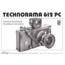 Technorama 612 PC Operating Instructions manual