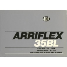 Arriflex 35 bl spare parts list ersatzteilliste arri