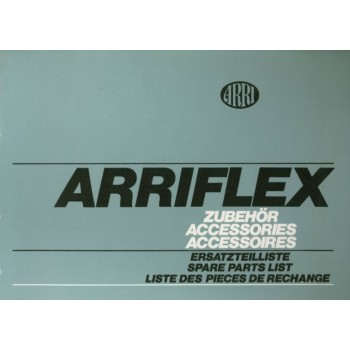 Arriflex accessories spare parts list explosion diagram