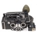 BOLEX H16 REFLEX MODEL 4 16mm MOVIE FILM CAMERA GOSSEN METER GRIP CABLE FILTERS