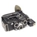BOLEX H16 REFLEX MODEL 4 16mm MOVIE FILM CAMERA GOSSEN METER GRIP CABLE FILTERS
