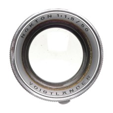 Voigtlander Nokton 1:1.5/50mm Coated vintage film camera lens f=50mm