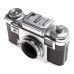Contax IIIa 35mm chrome camera Rangefinder for parts or repair not working