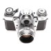 Contarex Bulls Zeiss chrome SLR 35mm film camera Planar1:2/50 cap case f50mm kit