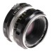 Nikon F Black SLR film camera clean condition Nikkor-H 1:2 f=50mm