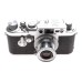 Leica IIIg camera with Elmar 3.5 f=5cm chrome coated lens 3.5/50mm Excellent