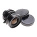 Leica 1:2.8/28mm Elmarit Leitz Canada F=28mm wide angle lens box caps clean