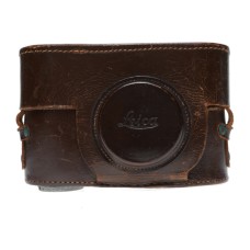 Wetzlar Leica Leather camera case to fit M39 screw mount Leitz rangefinder used