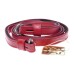 14457 Leica MINT RED leather camera strap for M10 digital and M3 analog camera