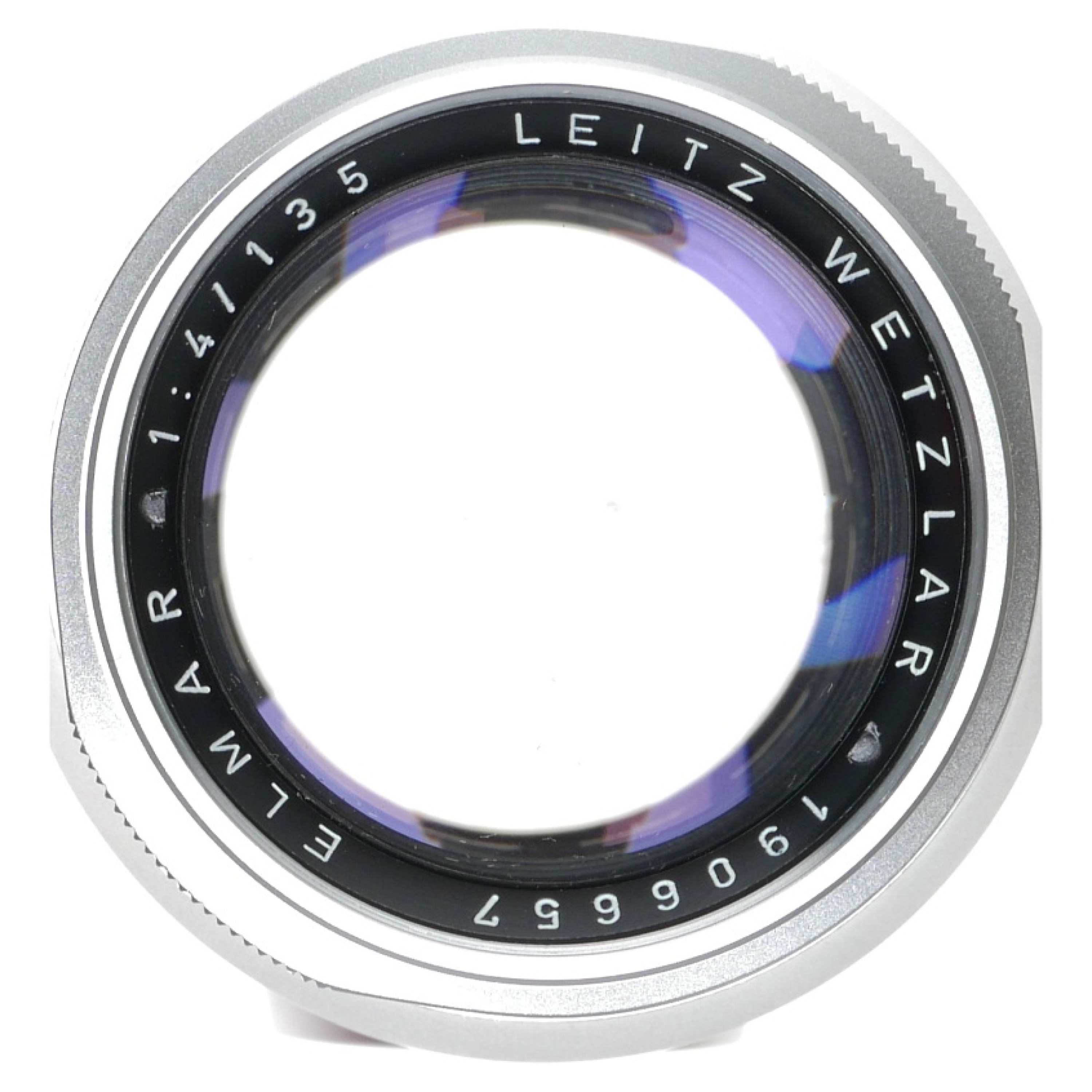 Leica Elmar 14/135mm rangefinder camera lens boxed 11850V cap keeper f