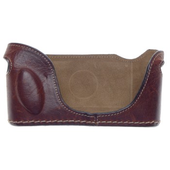 Luigi Leica brown used leather half case M2 M3 M4 M6 M7 MP rangefinder cameras