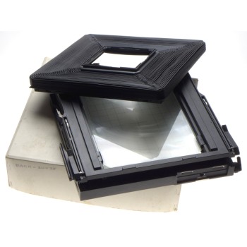 SINAR 8x10 rear frame holder reducing bellows ground glass freznel mint- 18x24cm