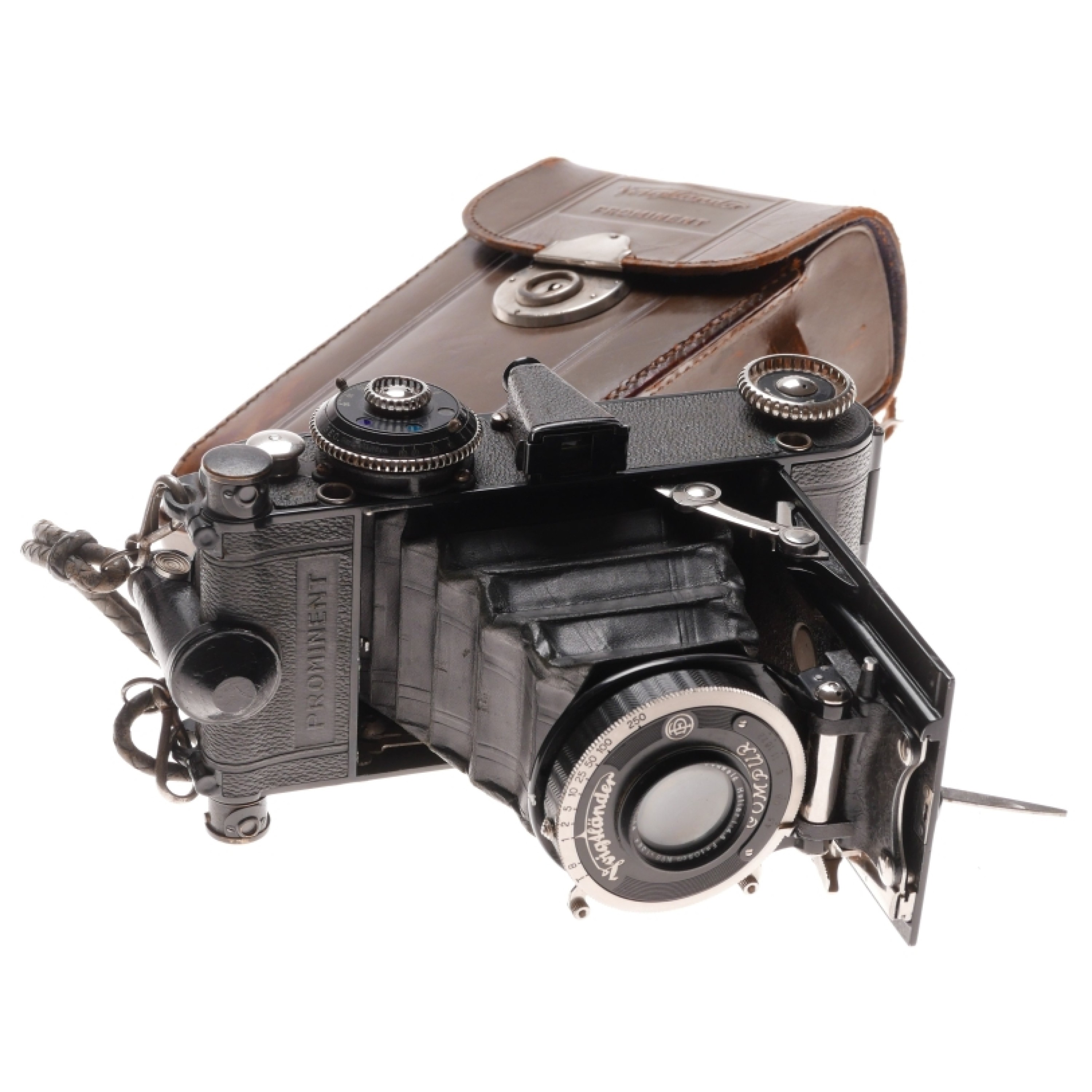 Voigtlander PROMINENT 6x9 rare rangefinder camera Heliar 4.5