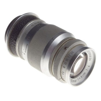 Elmar f=9cm 1:4 Chrome compact 1:4/90mm M39 screw mount Leitz lens rangefinder