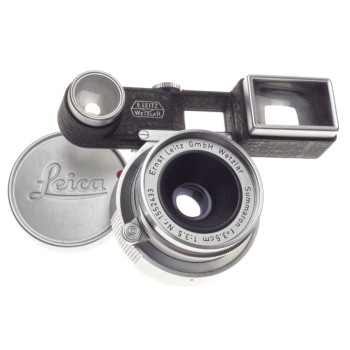 Leica M Summaron 3.5/3.5cm Camera Lens Cap Goggles 3.5/35 bayonet mount M3 f=35