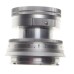 Collapsible Summicron f=5cm 1:2 Silver Chrome Leica lens 2/50mm Bayonet M coated