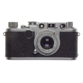 Just Serviced 3F IIIf LEICA M39 Rangefinder camera Leitz 3.5/50mm Elmar 5cm f3.5