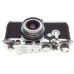 Just Serviced Leica IIIf self timer 35mm film camera f=50 prime Elmar 1:3.5/50mm